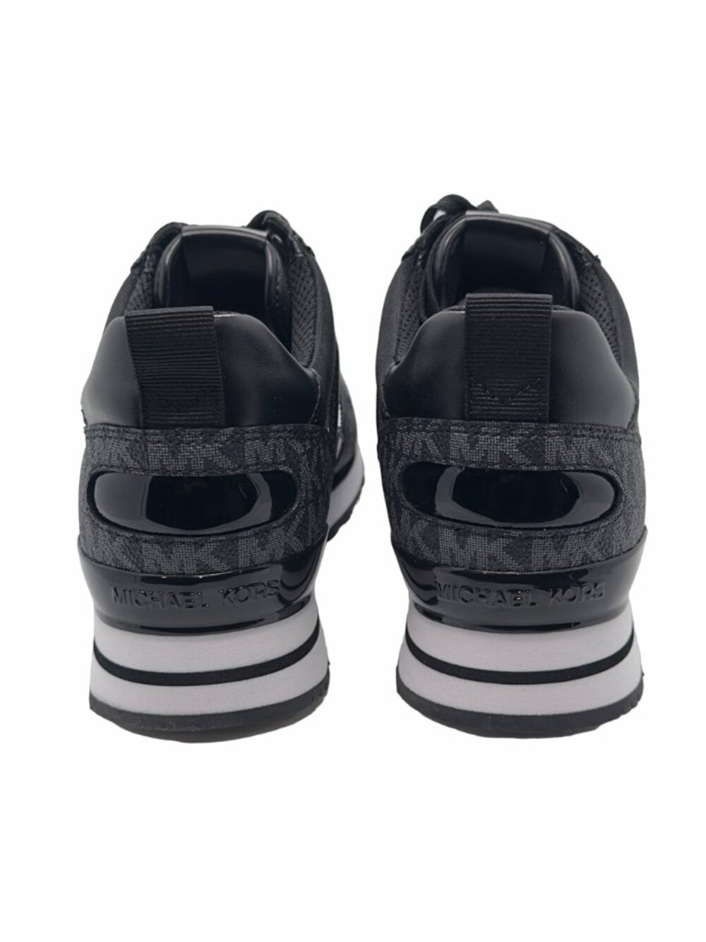 ✨MICHAEL KORS Wilma Trainer sz 9.5 Women Shoes Casual Sneakers Black 49S1WIFS1D✨ - Picture 4 of 10
